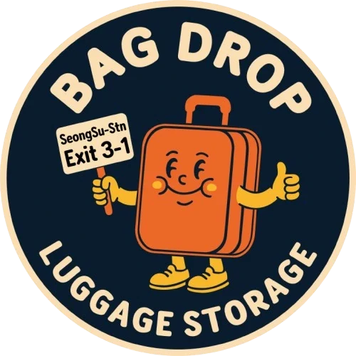 BagDrop 성수역 물품보관함 마스코트 심볼